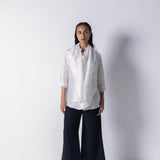 Cutwork Scarf Shirt