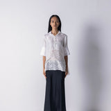 Cutwork Godet Shirt