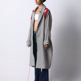 Wave Coat with Riri Overlay