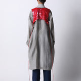 Wave Coat with Riri Overlay