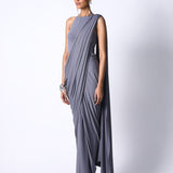 A Line Halter Top with Star Sari