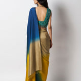 Beaded Ombre Godet Sari