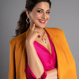 Sonali Bendre in Nivi Dress with Flora Jacket