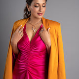 Sonali Bendre in Nivi Dress with Flora Jacket