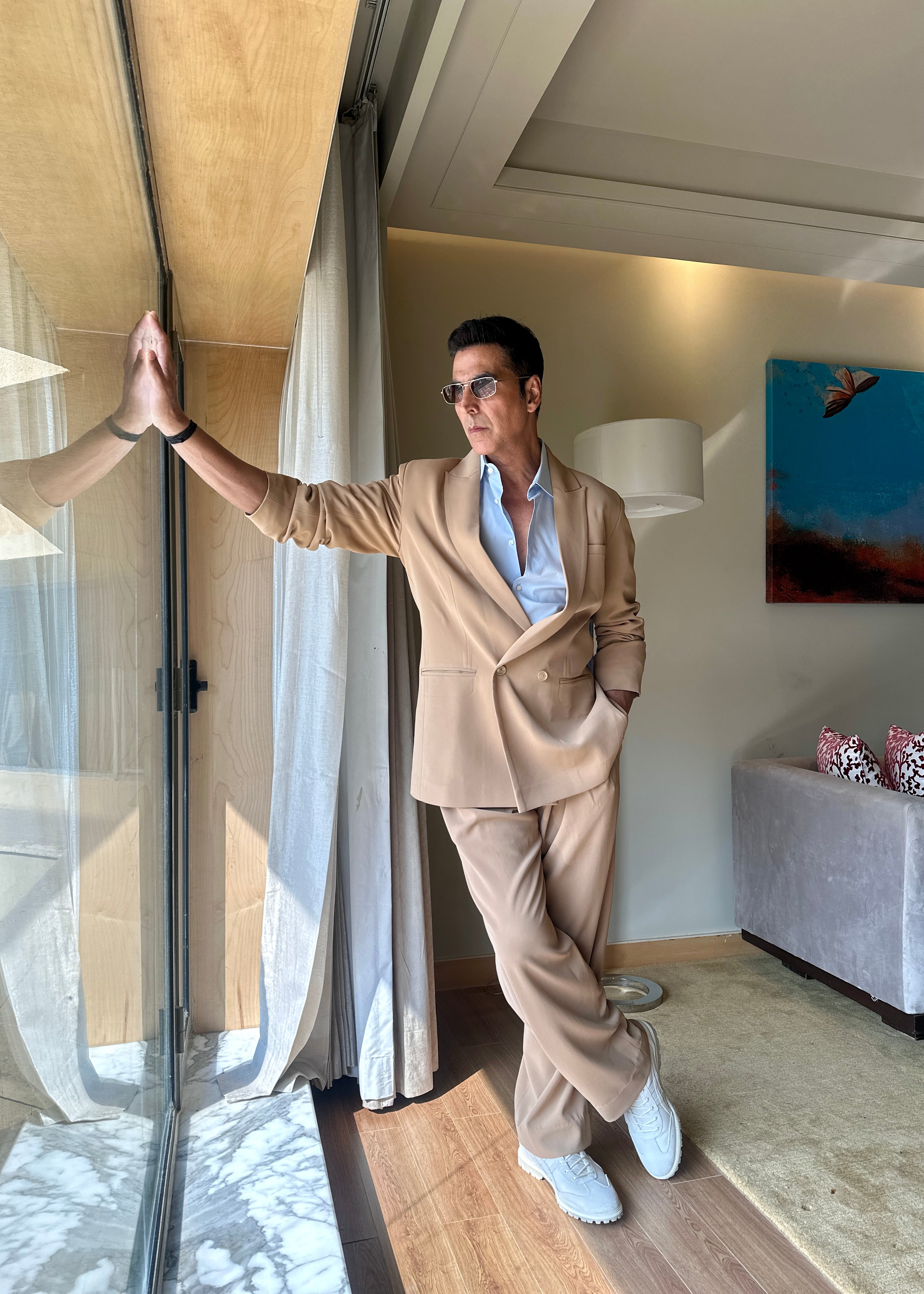 Akshay Kumar in Maxim Blazer Summer Pants