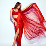 Malaika Arora in RiRi Blouse with Sari X