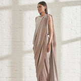 Metallic 2.0 Sari with Chandelier Top