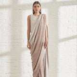 Metallic 2.0 Sari with Chandelier Top