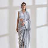 Godet Sari with Vik Blouse