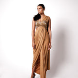 Corset Bustier with Star Sari