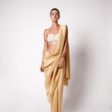 Iris Bustier with Masai Godet Sari