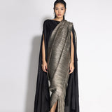 Metallic 2.0 Sari with SK Cape