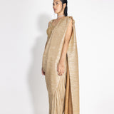 Metallic 2.0 Sari with Milkyway Crossover Top