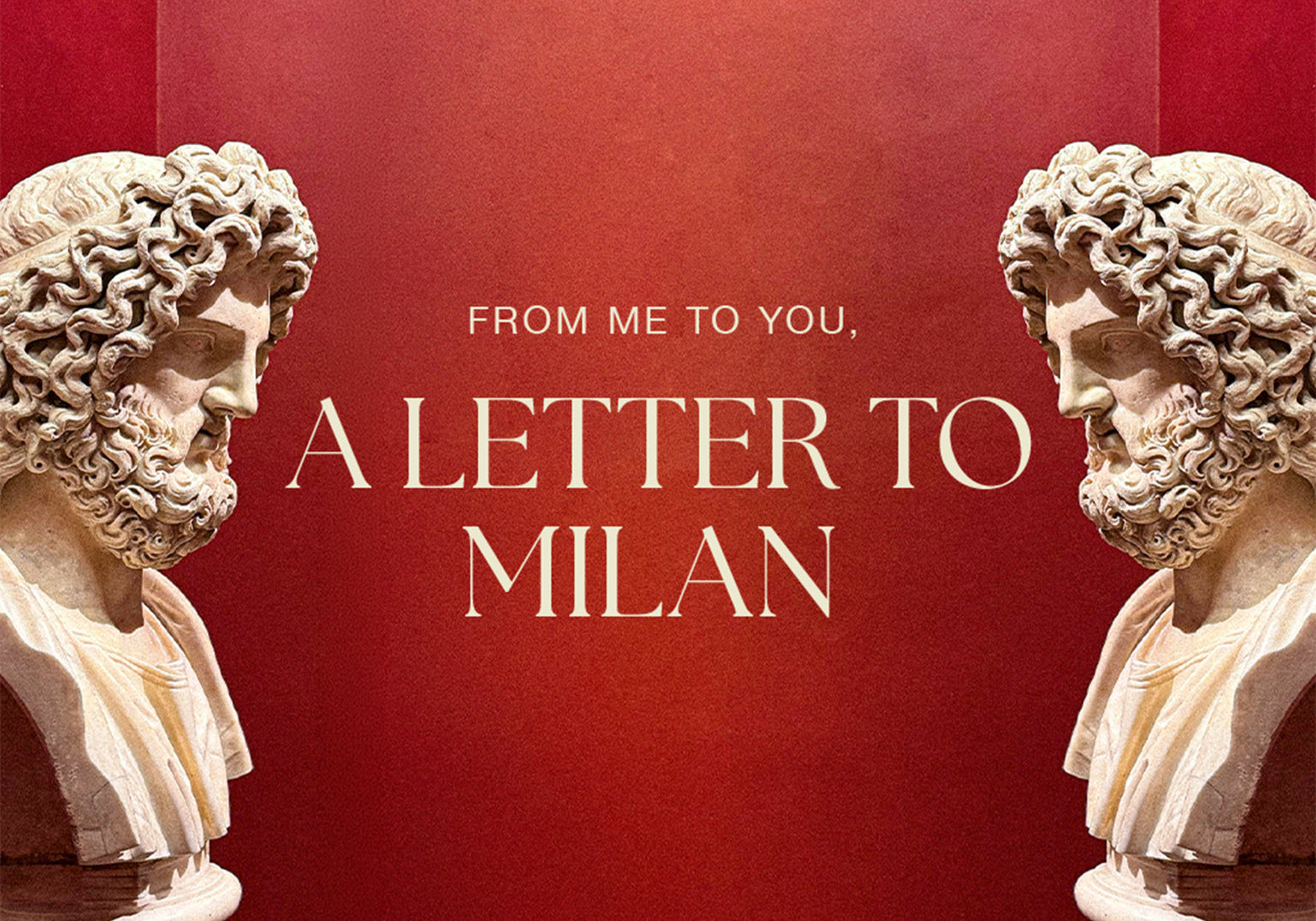 A Letter to Milan