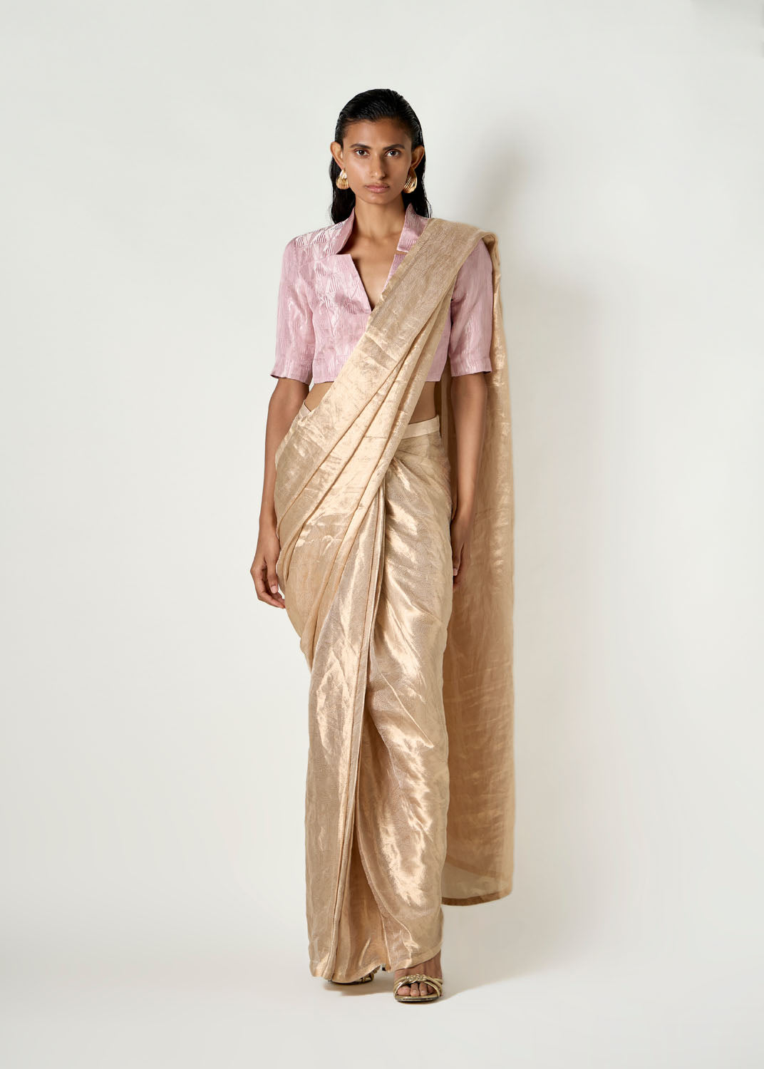 art of draping saree