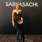 Amrita Thakur in Kaai Sari And Karina Corset