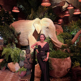 Amrita Thakur in Kaai Sari And Karina Corset
