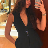 Sahiba Bali in The Tan Blazer