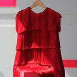 Sleeveless Fringe Jacket