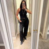 SK's Milan Look - Espresso Pants