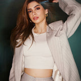 Khushi Kapoor in Alex Blazer 2.0 with Corp Skirt