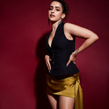 Sanya Malhotra in Crop T Blazer with Minny Skirt