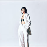 Saba Azad in Alex Blazer 2.0 with Mil Pants
