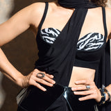 Taapsee Pannu in Eira Blouse and Knot Sari with Avan Belt