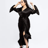 Kusha Kapila in Star Luxe Shirt with Tie Up Skirt