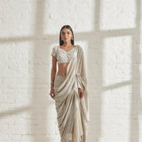 Galaxy Sari with River Flow Nikki Blouse