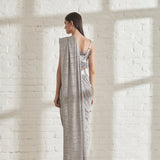 Metallic 2.0 Sari with Coral Bustier