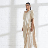 Noor Fringe Sari with Erica Fringe Top