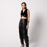 Leather Cargo Pants