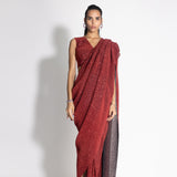 Sequins Sari with AQS Top